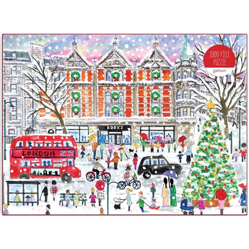 Puzzle 1000 Pièces : Noël À Londres, Michael Storrings Galison