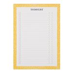Bloc-notes To-do List Format A5 - Jaune - Draeger Paris