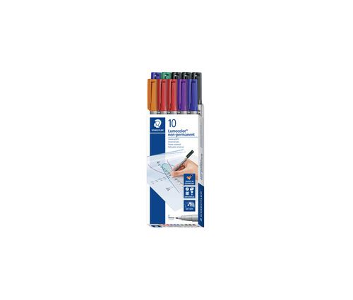 Non Communiqué Staedtler Marqueur Non-Permanent 316F Lumocolor, Étui De 10