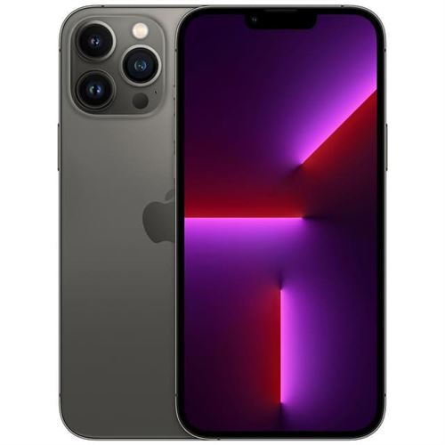 iPhone 13 Pro Max 6,7 512 Go graphite Reconditionnné avec Batterie neuve État correct - N/A reconditionné disponible sur Fnac