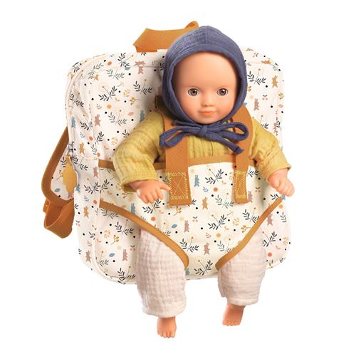 Djeco Porte poupon & sac à dos pour enfant - Taille unique - Image 3