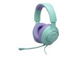 JBL Quantum 100M2 - Micro-casque - circum-aural - filaire - jack 3,5mm - cyan