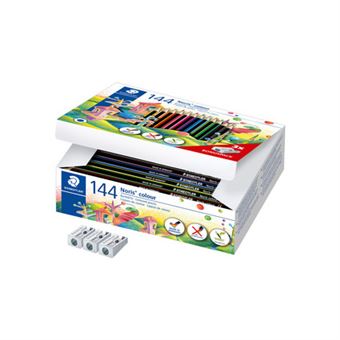 STAEDTLER Crayon de couleur Noris Colour,boîte carton de 144 - 1