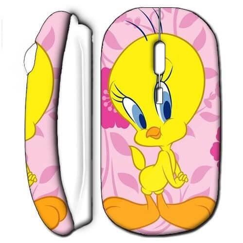 Souris Sans Fil Tweety Carton Blanc Maniacase