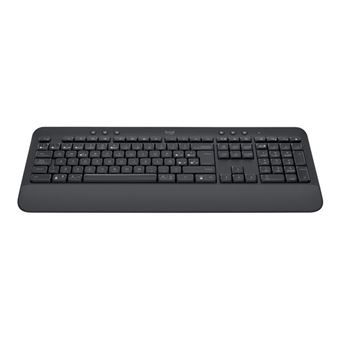 Logitech Signature K650 - Clavier - sans fil - Bluetooth 5.1 - QWERTY - Espagnol - graphite - 1