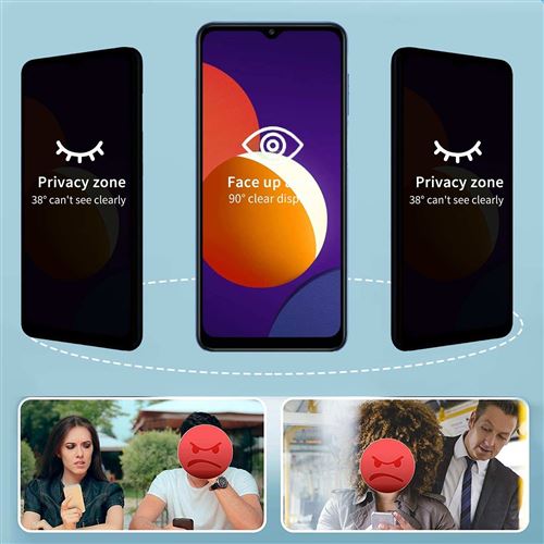 Film de protection Anti-Espion en verre trempé pour Samsung Galaxy S23 Plus  - 9,90€