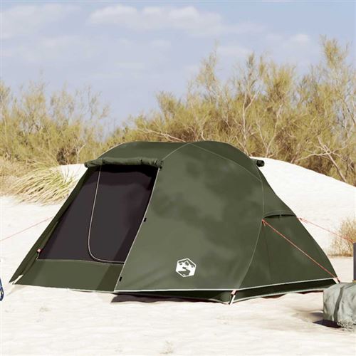 vidaXL Tente de pêche 3 personnes vert olive imperméable4100655
