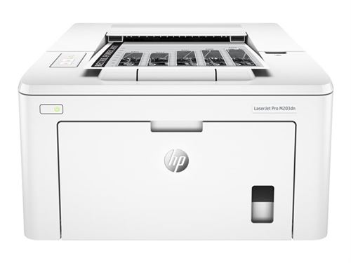 HP LaserJet Pro M203dn - Printer - Z/W - Dubbelzijdig - laser - A4/Legal - 1200 x 1200 dpi - tot 28 ppm -capaciteit: 260 vellen - USB 2.0, LAN