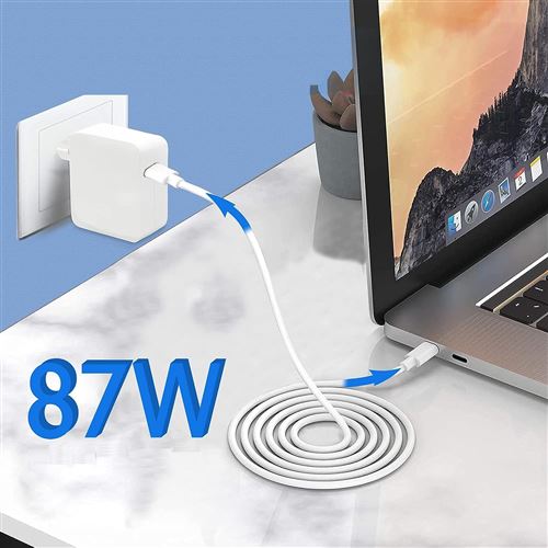 GZCYUXT, Chargeur USB Type C Universel, Pour MacBook Air/Pro 2022~2018, Neuf
