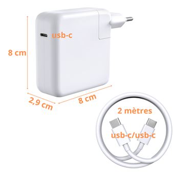 Apple Chargeur Adaptateur secteur USB-C 87W Pour MacBook Pro