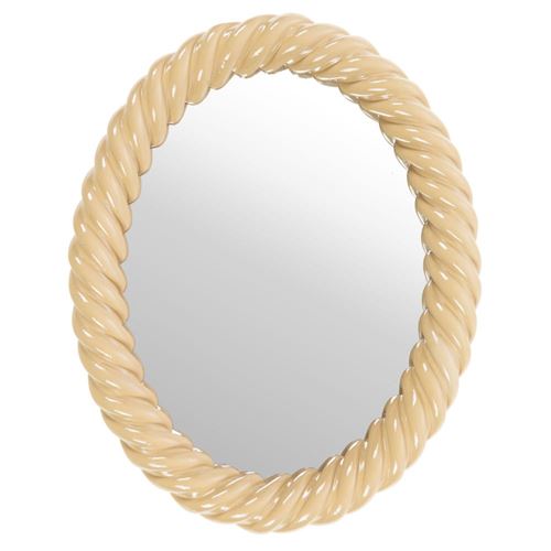 Amadeus Beige Miroir Vanille Grand Modèle - Résine - Image 3