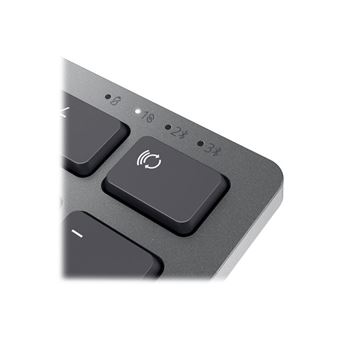 Dell Multi-Device KB700 - Clavier - sans fil - 2.4 GHz, Bluetooth 5.0 - QWERTZ - Suisse - gris - avec 3 ans Service d'échange avancé le jour ouvrable suivant