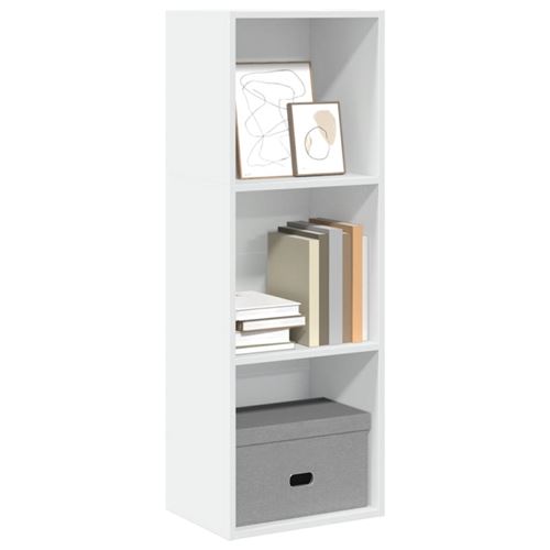 VIDAXL - Bibliothèque - Blanc - 40x30x114 cm - Image 3