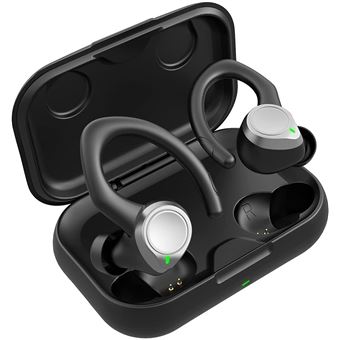 Écouteurs Sans Fil Avec Crochets D'oreille, Microphone Intégré, Casque