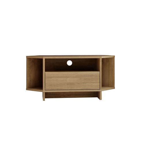 Meuble Tv En Bois ""viva"" - 95 X 35 X 45 Cm - Beige