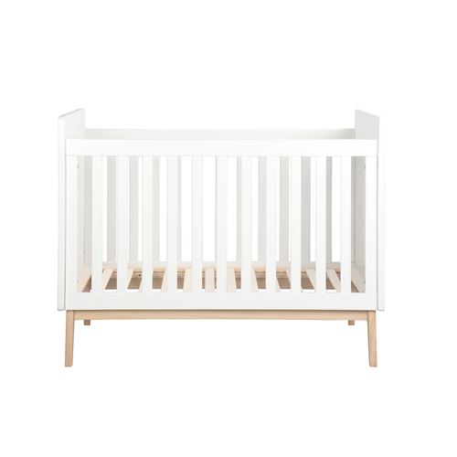 210 Sur Lit Bebe A Barreaux 60 X 1 Cm Sommier A Lattes Inclus Hauteur Reglable 3 Niveaux Pin Massif Mdf Classe E1 Blanc Lit Pour Enfant Achat Prix Fnac