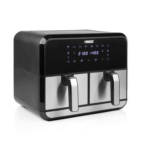 Non Communiqué Gris Princess Friteuse. 8 L Dhuile. 2 Kg De Frites. Cuve Amovible Inox.