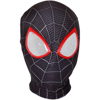 Masques en papier Disney Marvel Spider-Man, rouge/noir, taille unique, paq.  8, accessoires de costume à porter pour anniversaires/l'Halloween