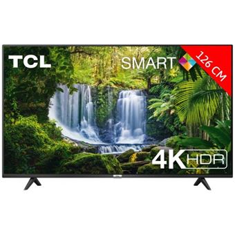 TCL 50P610 - Classe de diagonale 50" TV LCD rétro-éclairée par LED - Smart TV - Smart TV - 4K UHD (2160p) 3840 x 2160 - HDR - noir - 1