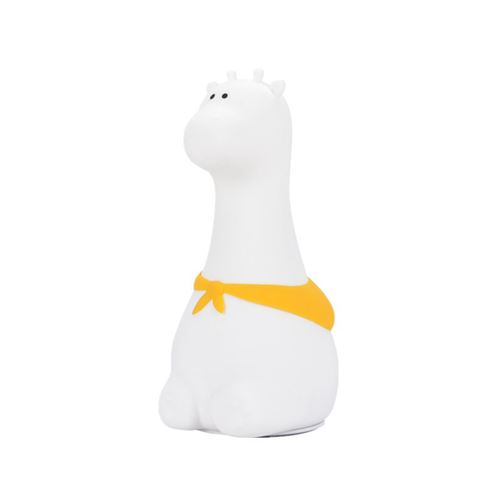 Veilleuse Enfants Girafe Portable FONGWAN Lumière Colorée Commande Tactile Cadeau pour Bébé - Jaune
