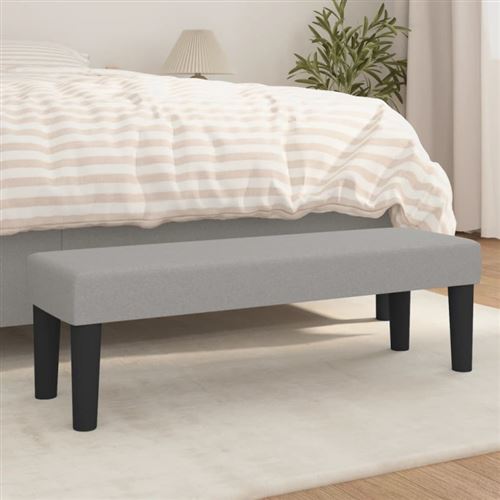 Vidaxl Gris/Clair Banc 100X30x30 Cm Tissu - Image 2