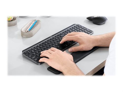 Logitech MX Palm Rest - Repose-poignet pour clavier - gris