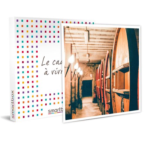 Coffret Cadeau SMARTBOX - Visite d'une cave à Châteauneuf-du-Pape avec dégustation de 4 vins et 1 bouteille offerte- Gastronomie