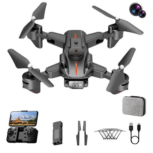 Drone P11S SZSMART professionnel 1080 FHD 2 caméra + fonction anti-barrière - noir