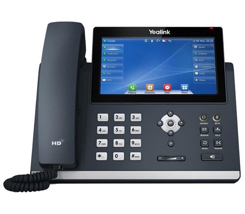 Yealink SIP-T48U - Téléphone VoIP - (conférence) à trois capacité d appel - SIP, SIP v2, SRTP - 16 lignes - gris classique