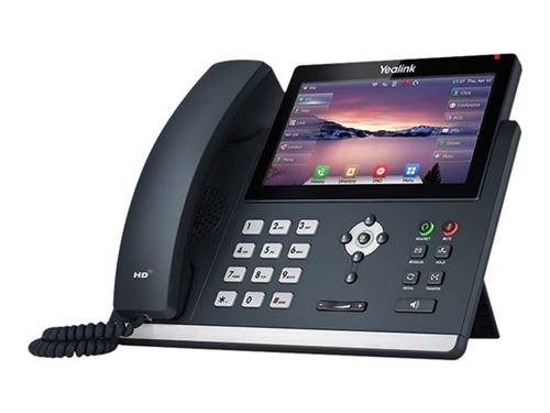 Yealink SIP-T48U - Téléphone VoIP - (conférence) à trois capacité d appel - SIP, SIP v2, SRTP - 16 lignes - gris classique