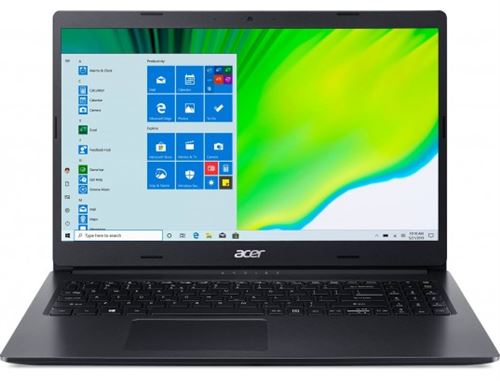 Acer Aspire 3 A315-23 - AMD Ryzen 5 - 3500U / 2.1 GHz - Win 11 Home - Radeon Vega 8 - 16 Go RAM - 512 Go SSD NVMe - 15.6" 1920 x 1080 (Full HD) - Wi-Fi 5 - noir charbon - clavier : Français