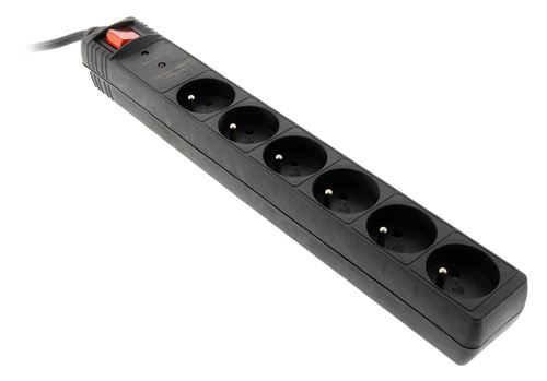 Zenitech Noir Bloc Parafoudre 6 Prises - Image 3