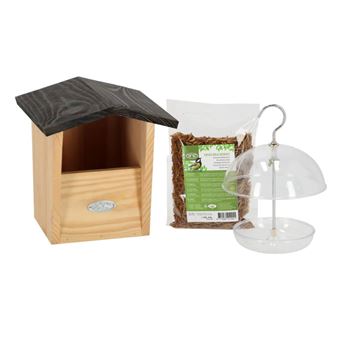 Best For Birds - Set abri mangeoire et graines oiseaux Pour oiseaux du  jardin