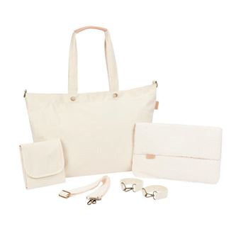 BABYMOOV Sac à langer Tote bag Ecru teddy Sacs à langer