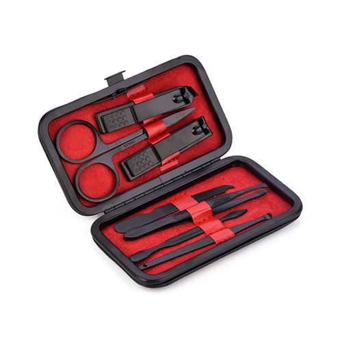 Kit de Manucure et Pédicure de voyage 7pièces Ckeyin MJ058R -Noir