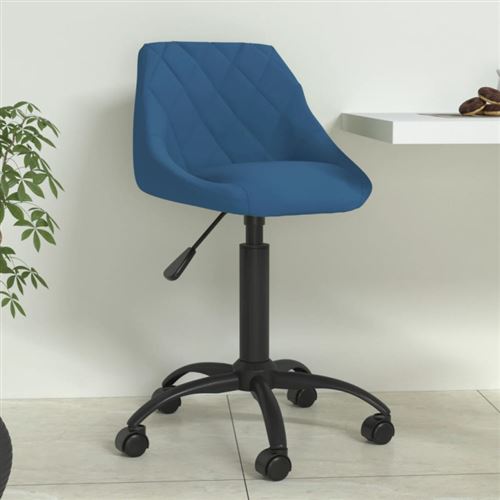 Non Communiqué Bleu Chaise De Bureau Vidaxl H. 67.5 Cm Non Pliable En Plastique Interieur