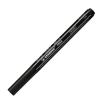 Marqueur STABILO FREE - T100 Noir acrylique - pointe conique - 1