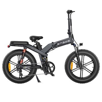 Vélo électrique ENGWE X20 SE 48V 1000W Moteur 14.4Ah pour une portée de 71 miles 20 * 4.0 pouces Gros pneu Noir - 1