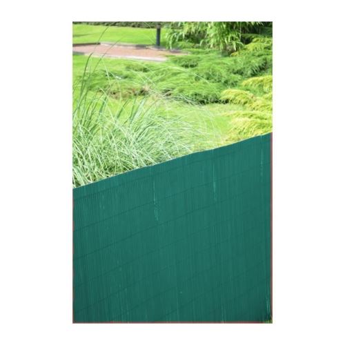 IDEAL GARDEN Canisse en PVC - Double Face 10 mm - 1 x 3 m - Vert