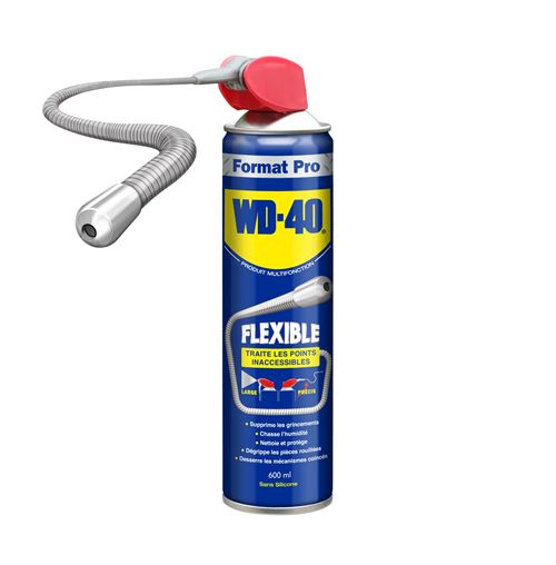 Lubrifiant wd-40 multifonctions (aerosol 600ml) avec flexible
