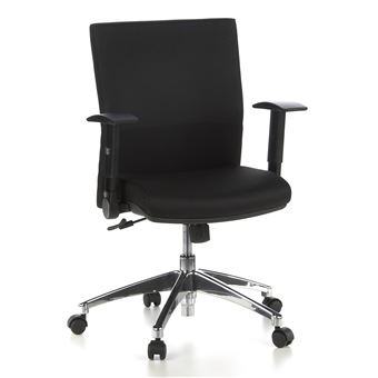 Siège de bureau / Siège pivotant LAGUNA PRO, tissu noir hjh OFFICE - 1