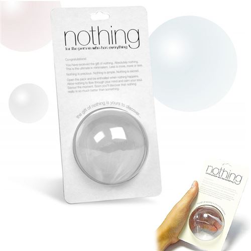 Rien nothing...