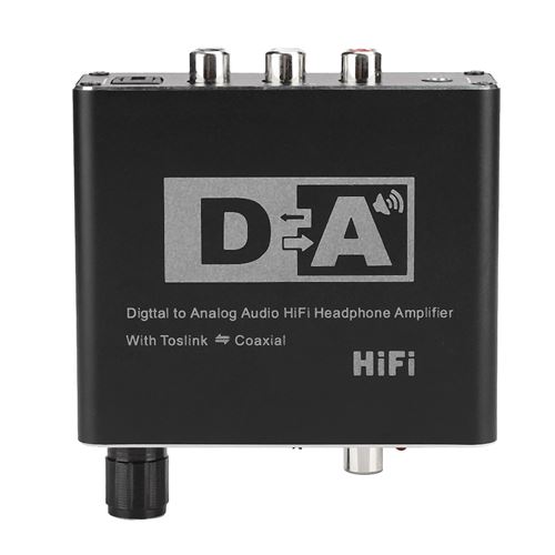 Convertisseur audio numérique coaxial vers analogique / optique vers analogique