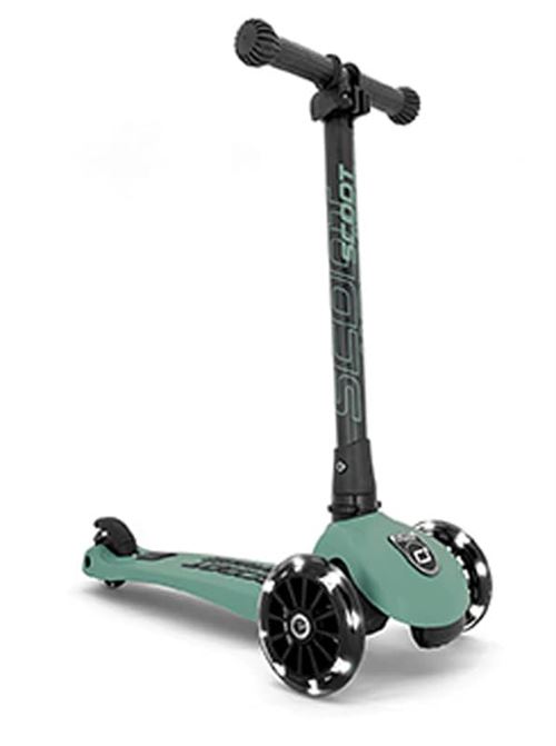 Trottinette 3 Roues Highwaykick 3 LED Vert Forêt Scoot and Ride