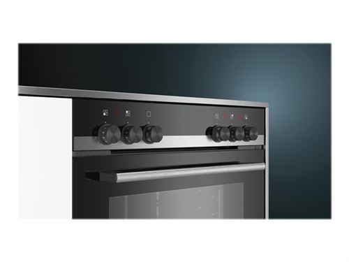 Siemens iQ100 HE510ABR2 - Four - intégrable - niche - largeur : 56 cm - profondeur : 55 cm - hauteur : 60 cm - classe A - acier inoxydable