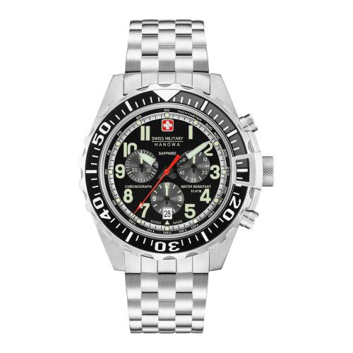 Swiss Military Hanowa 06-5304.04.007, Quartz, 45mm, 10ATM