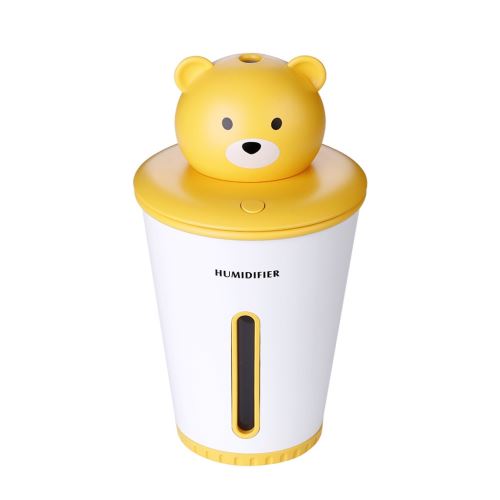 Humidifie Humidificateur Automatique Brouillard Veilleuse Humidificateur Mini Bureau Purificateur D'Air Jaune Pl274