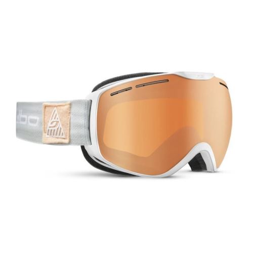 julbo masque de ski ison xcl - blanc cat2 fl argent