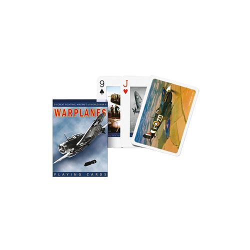 PIATNIK Jeu de 55 cartes WARPLANES Multicolore