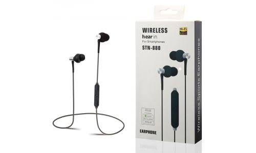 Ecouteurs bluetooth STN880 noir et gris